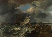 William Turner, Calais Pier,with French poissards preparing for sea:an English packet arriving (detail) (mk31)